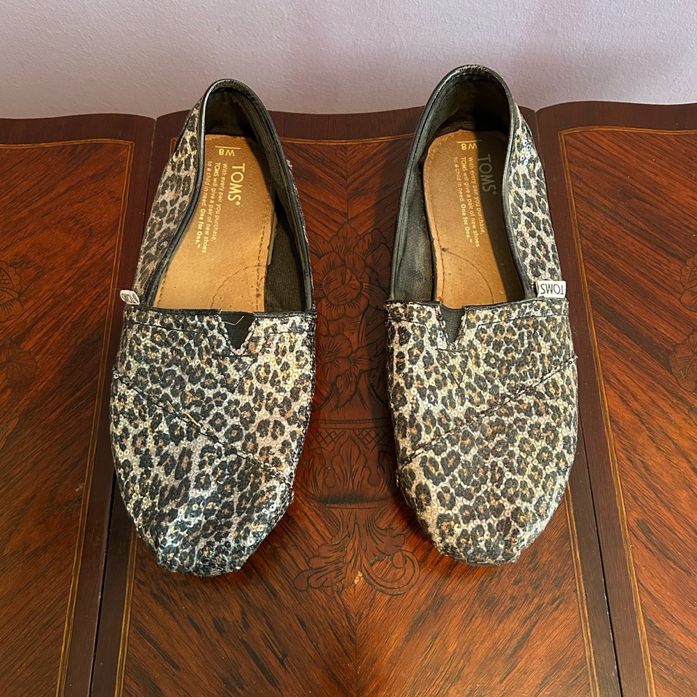 TOMS Wild Patterned Slip-Ons